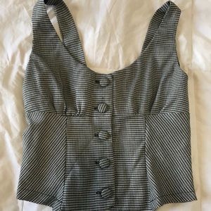 Medium rue21 button up tank vest